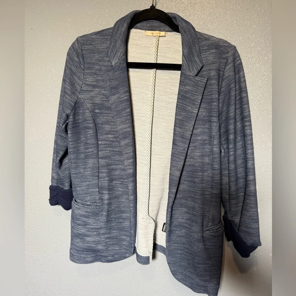 Skies Are Blue - Blue Blazer Jacket - Picture 1 of 7